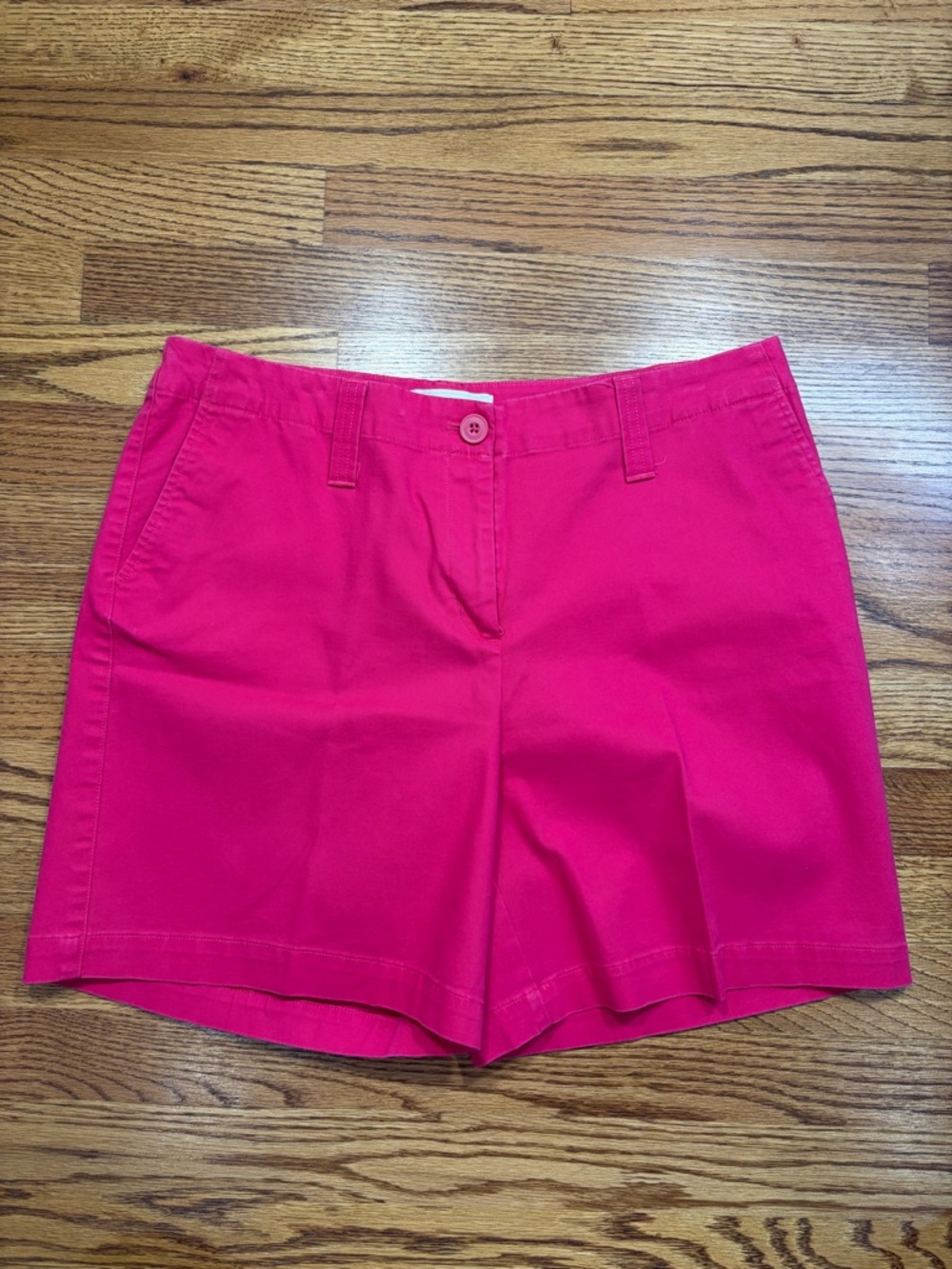 Talbots Perfect 7" Bright Pink Chino Shorts (12P)